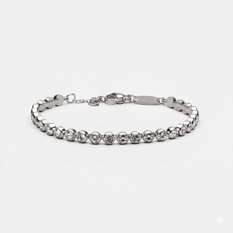 Classic Silver or Gold Tennis Bracelet