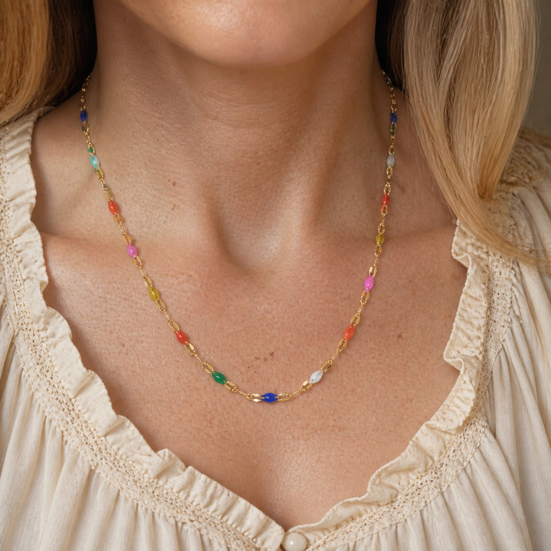Tropical Aloha Multicolor Necklace
