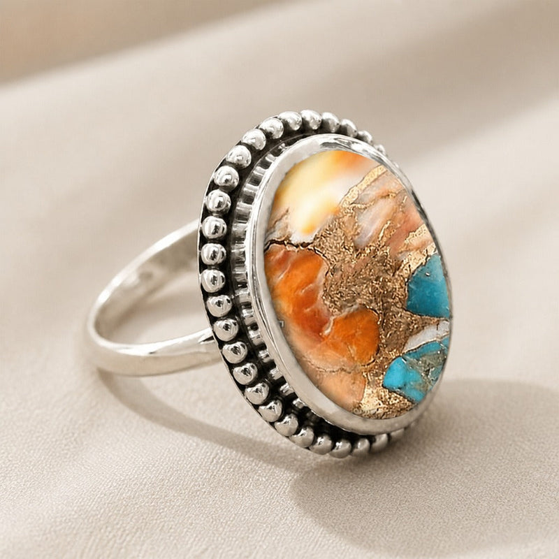 Turquoise Stone Silver Ring