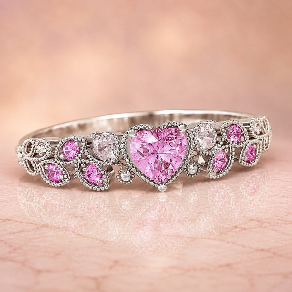 Heart Cut Gemstone Ring