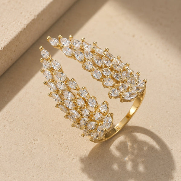 Timeless Zirconia Wing Ring