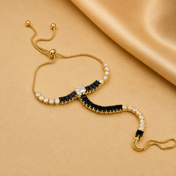 Lavish Finger Chain Bracelet