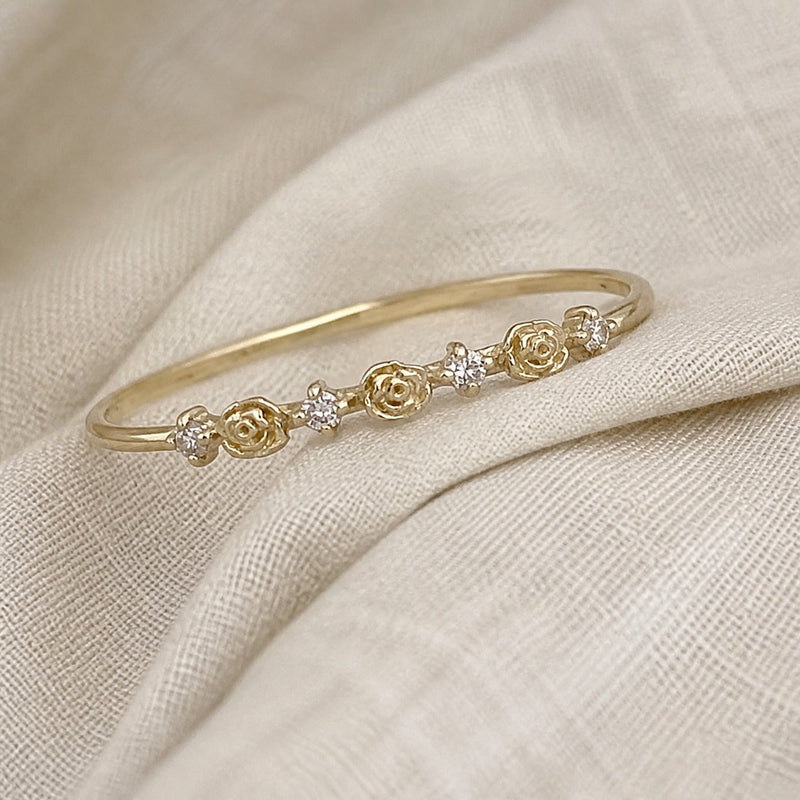 Vintage Rose Statement Ring