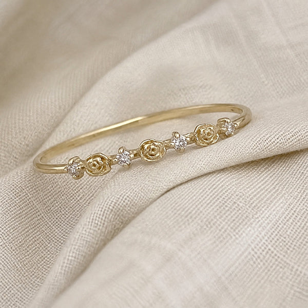 Vintage Rose Statement Ring