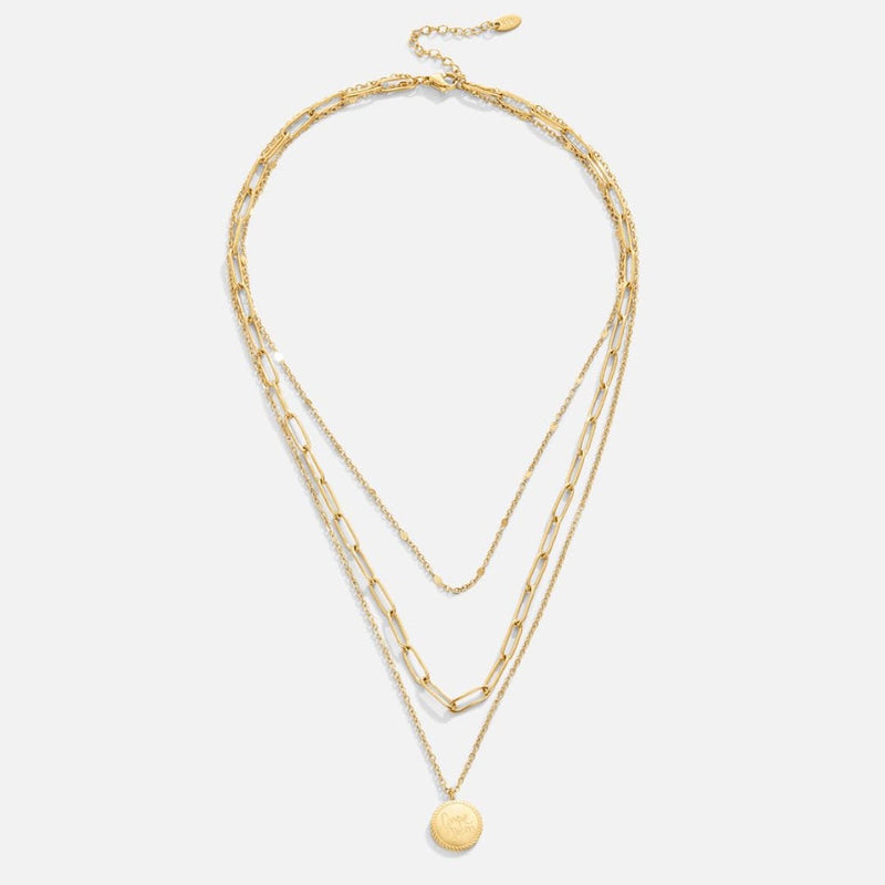 Janie Layered Coin Pendant Necklace