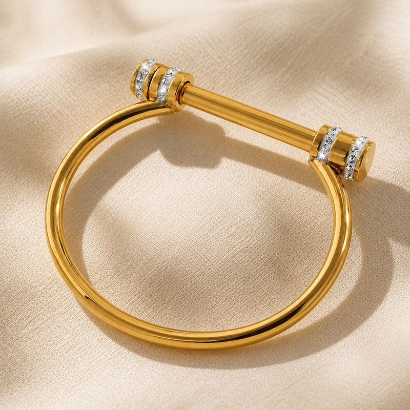Opulent Gold Cuff Bangle