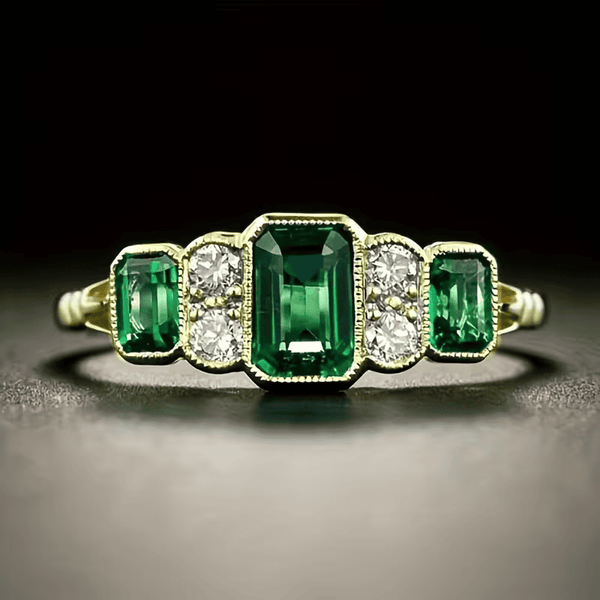 Vintage Heirloom Emerald Ring