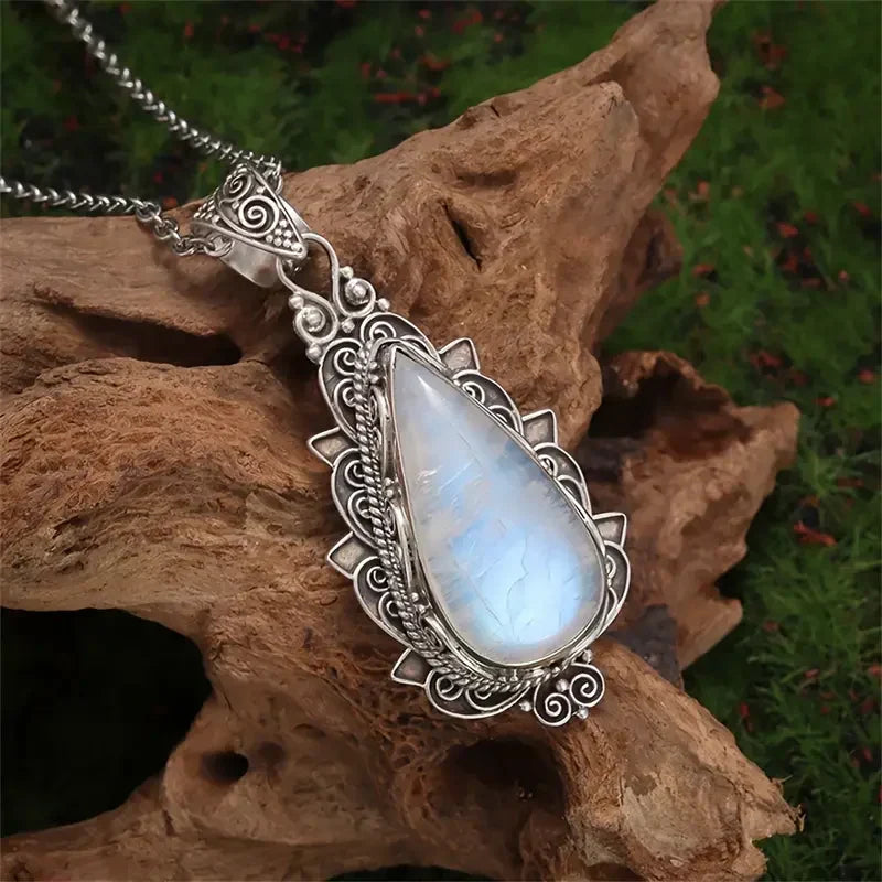 Moonstone Luxe Drop Necklace