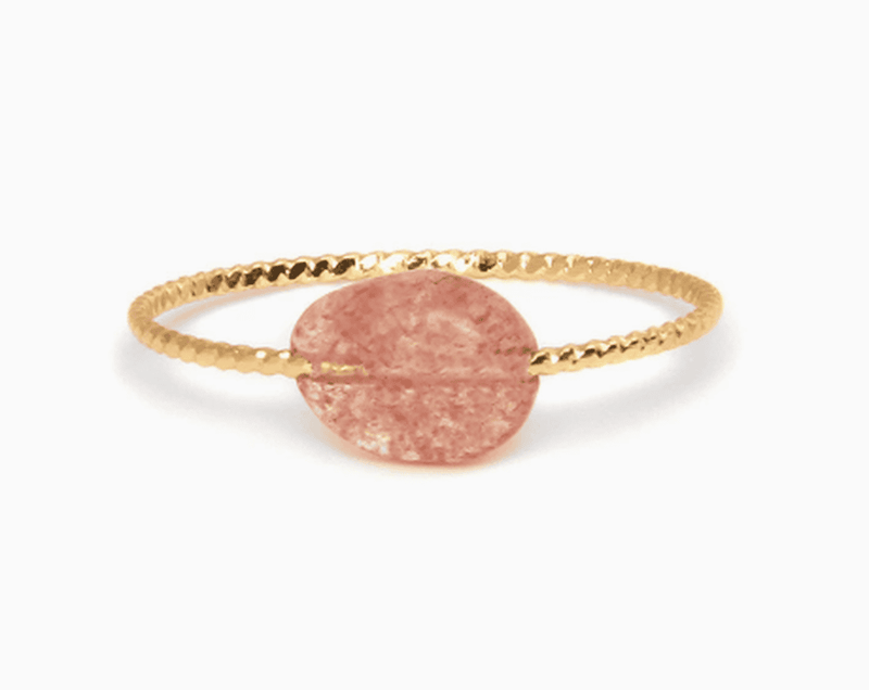 Thin Ring with Colorful Stones