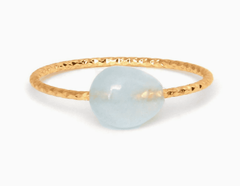 Thin Ring with Colorful Stones