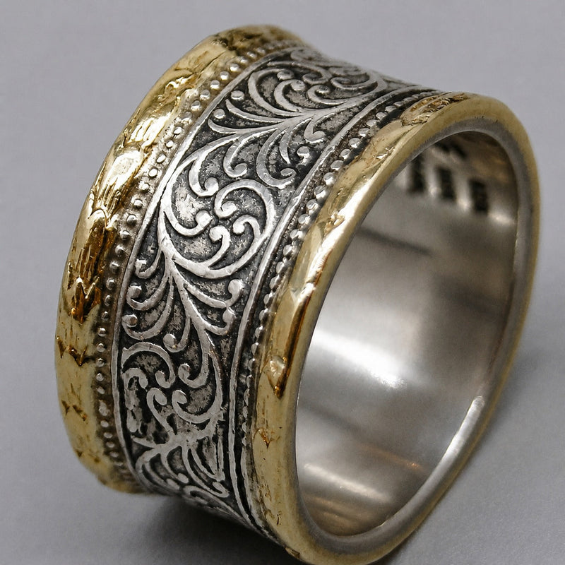 Crown Two Tone Ring