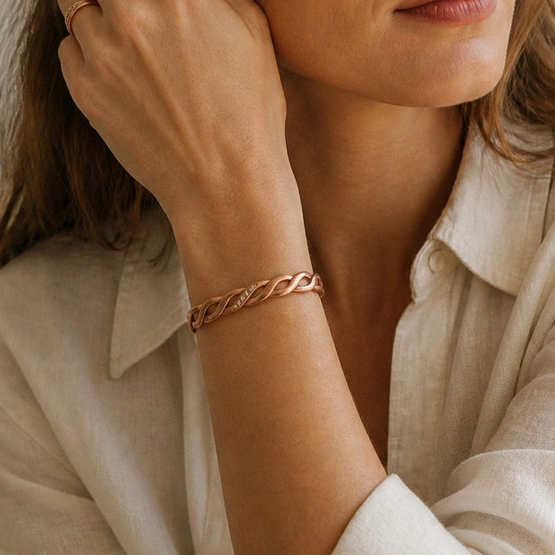 Prestige Seam Copper Bracelet