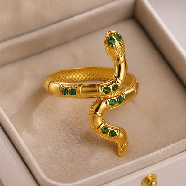 Signature Snake Wrap Ring