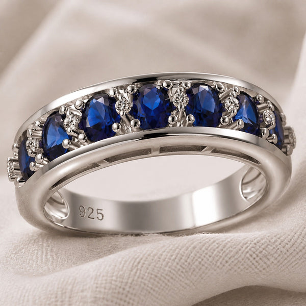 Majestic Sapphire Band Ring