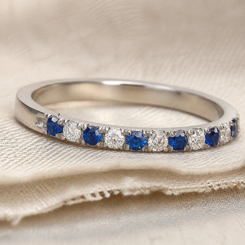 Sapphire Minimalist Ring
