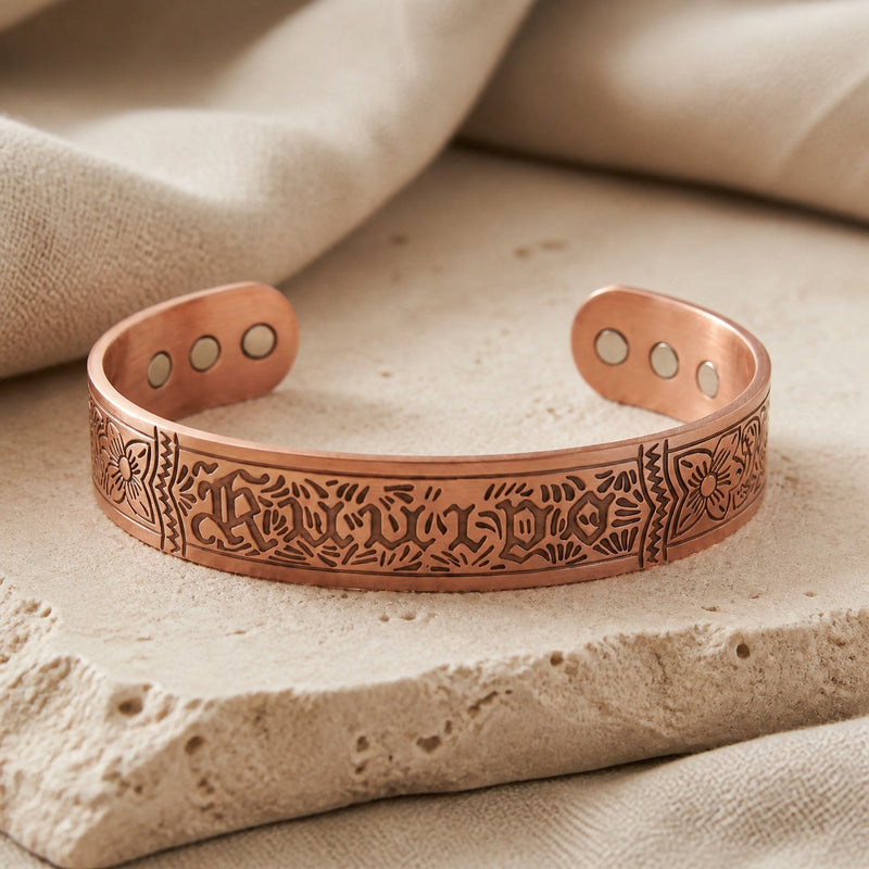 Drift Glow Copper Bracelet