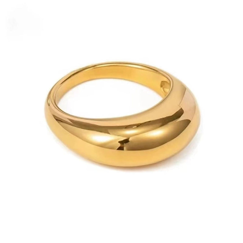 Timeless Golden Arc Ring