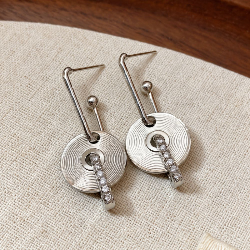 Vintage Silver Plated & Pearl Earrings